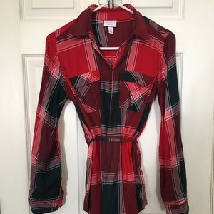 Target maternity flannel shirt - size small